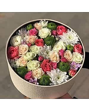 Renkli Gül Aranjman