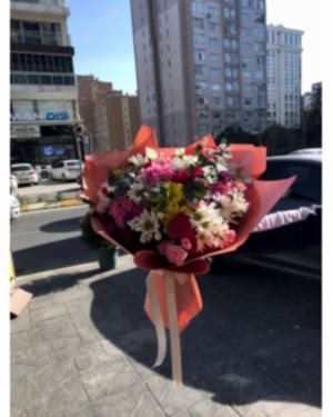 Papatya ve Kır Çiçeği Buketi